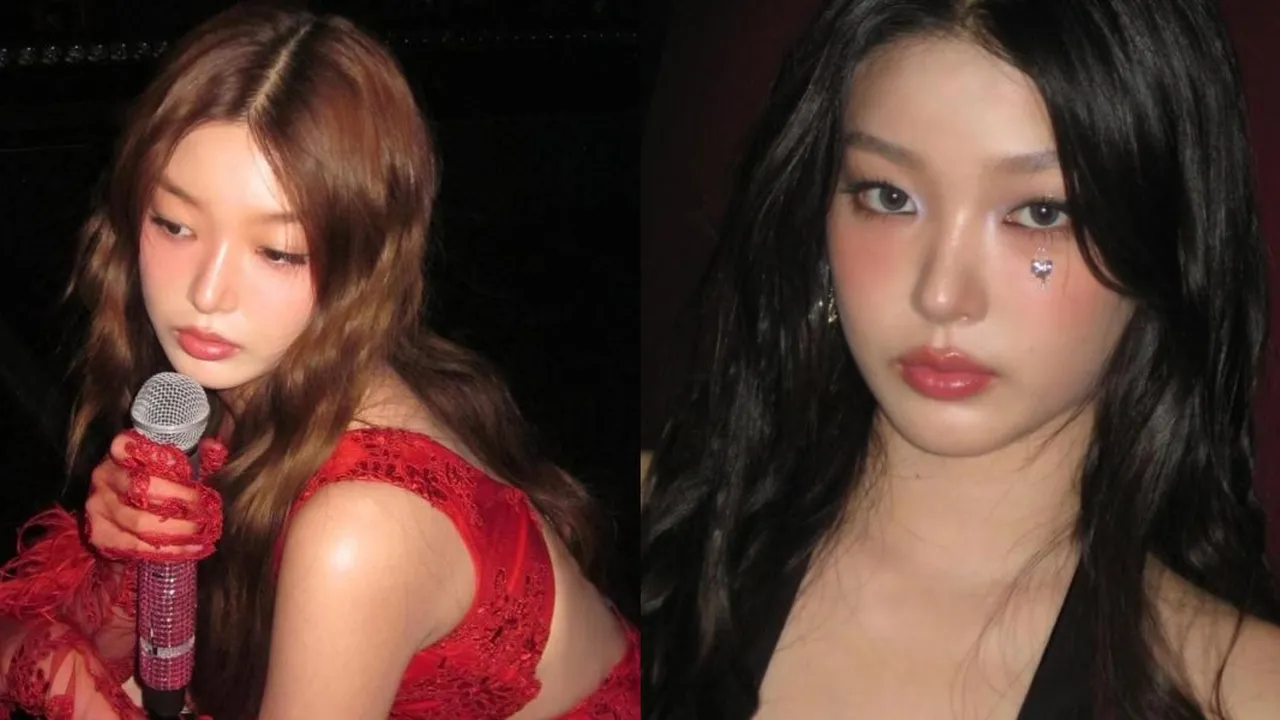 Potret Yoonchae 'KATSEYE' dengan Blush On di Bawah Mata yang Viral