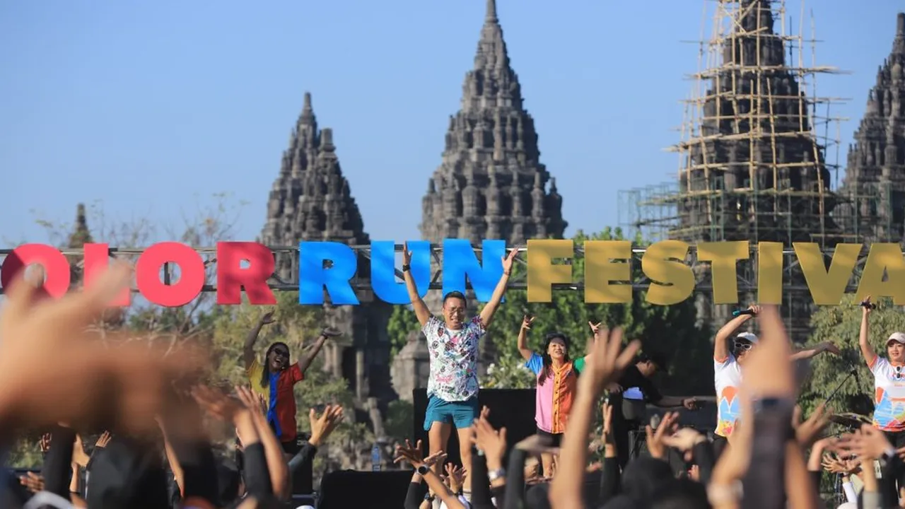 Prambanan Color Run Festival 2024, Hadirkan Ajang Balap Lari Seru dan Meriah!