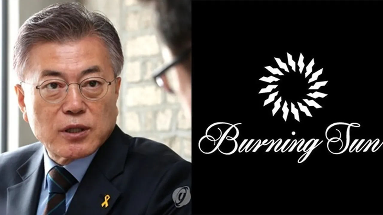 Presiden Korsel Perintahkan Investigasi Sampai Tuntas Untuk Kasus Burning Sun Presiden Korsel Perintahkan Investigasi Sampai Tuntas Untuk Kasus Burning Sun