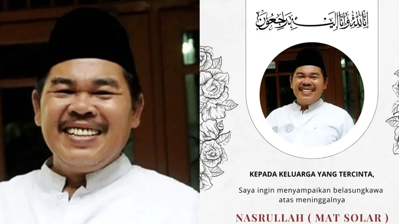 Profil dan Perjalanan Karir Mat Solar dari Panggung Teater ke Bajaj Bajuri