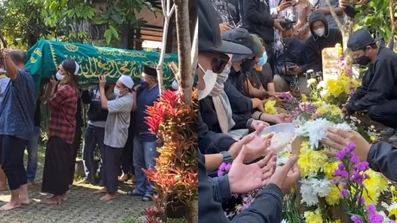 Proses Pemakaman Penuh Haru, Para Sahabat Kehilangan Sosok Eben Burgerkill