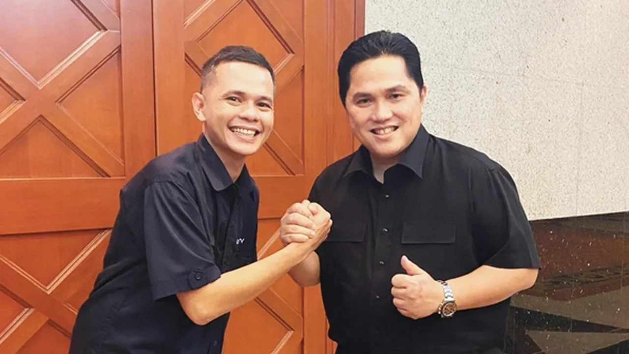 Pulang dari Mandalika, Adjis Doaibu Roasting Erick Tohir?
