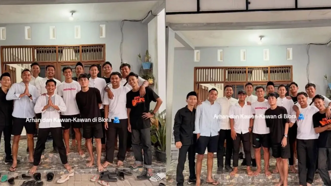 Pulang Kampung ke Blora, Pratama Arhan Kumpul Bareng Kawan Lamanya