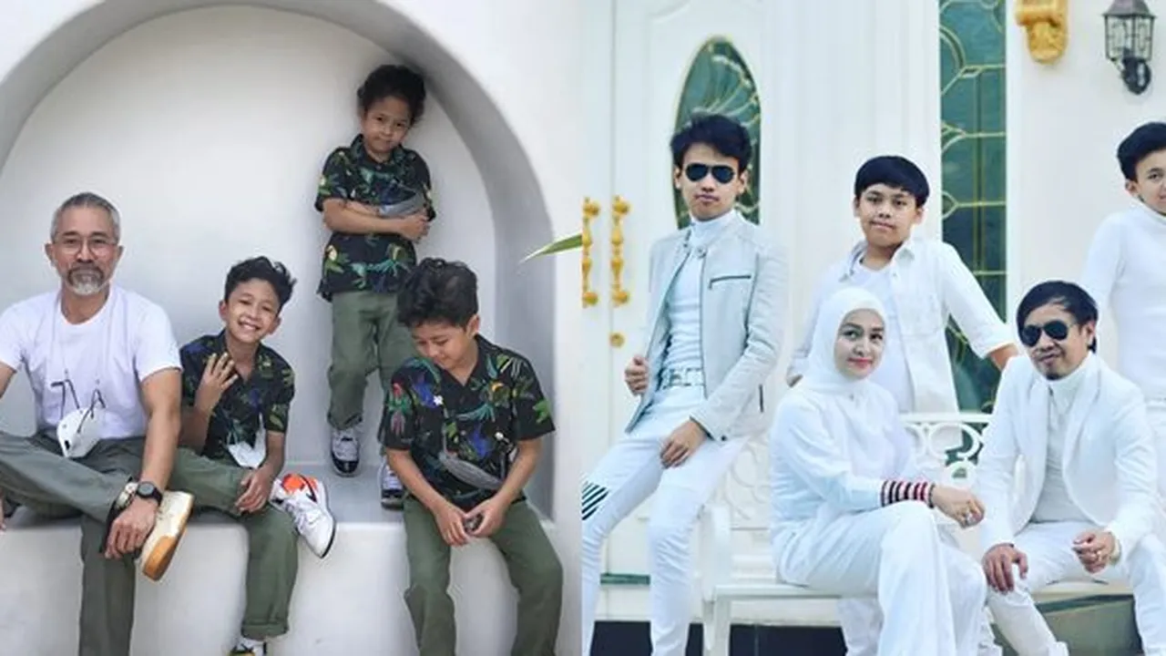 Punya Banyak Jagoan! 10 Seleb Pria Ini Anaknya Cowok Semua dari Vincent Rompies - Narji, sang Istri Jadi yang Tercantik