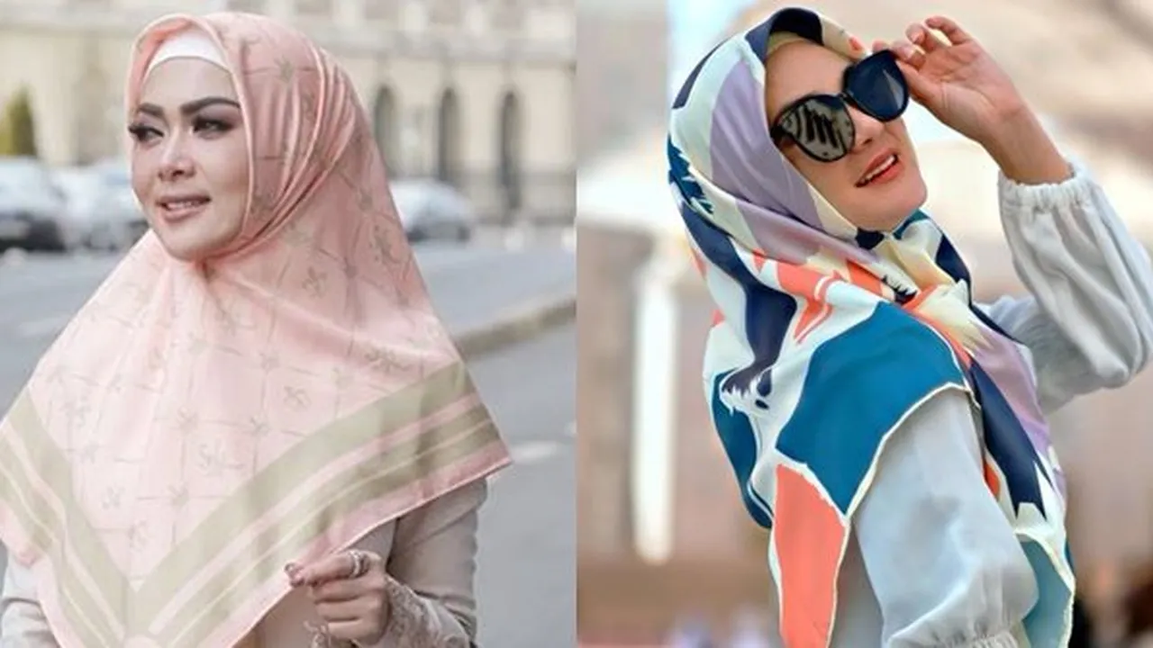 Punya Brand Sendiri, Syahrini dan Luna Maya Sama-Sama Jualan Scarf