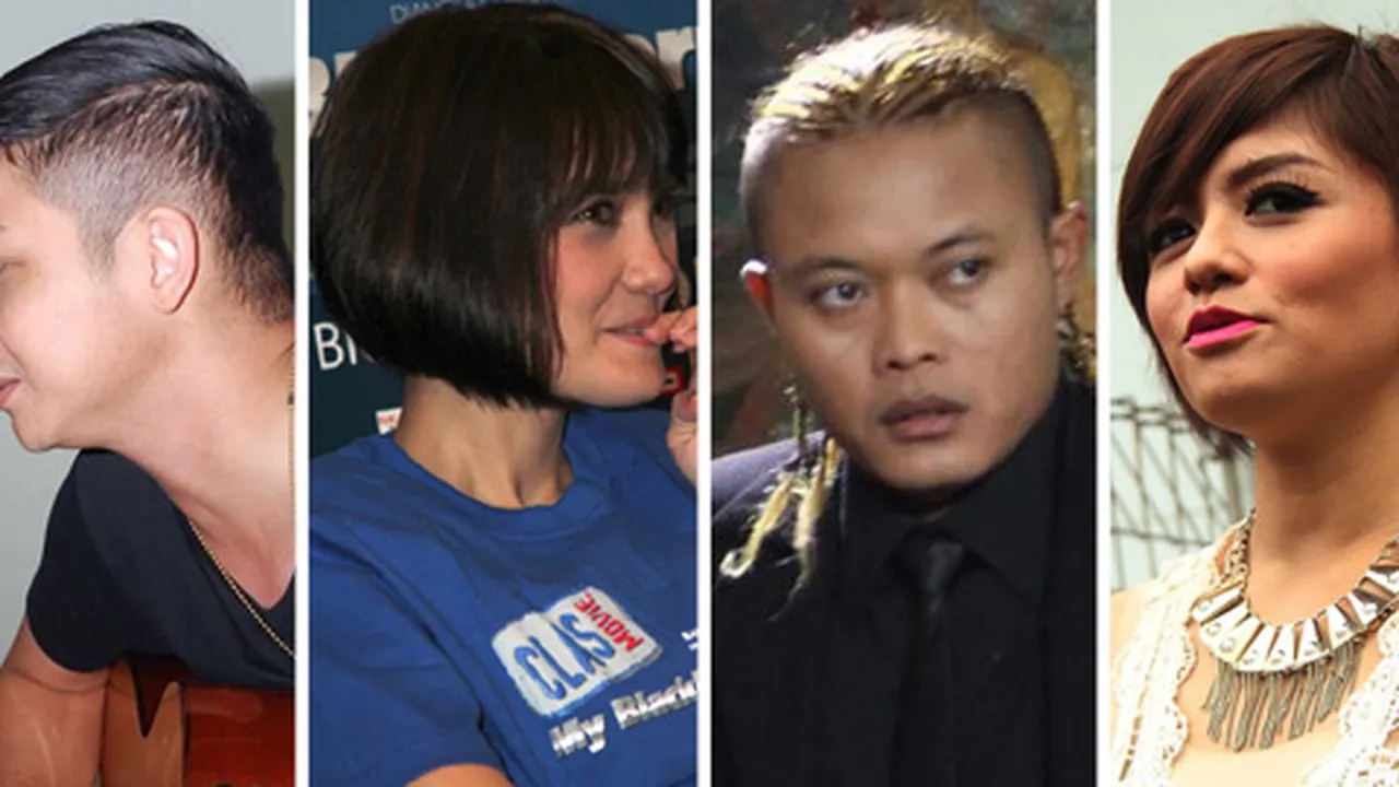 Ragam Gaya Rambut Selebriti Sepanjang 2012