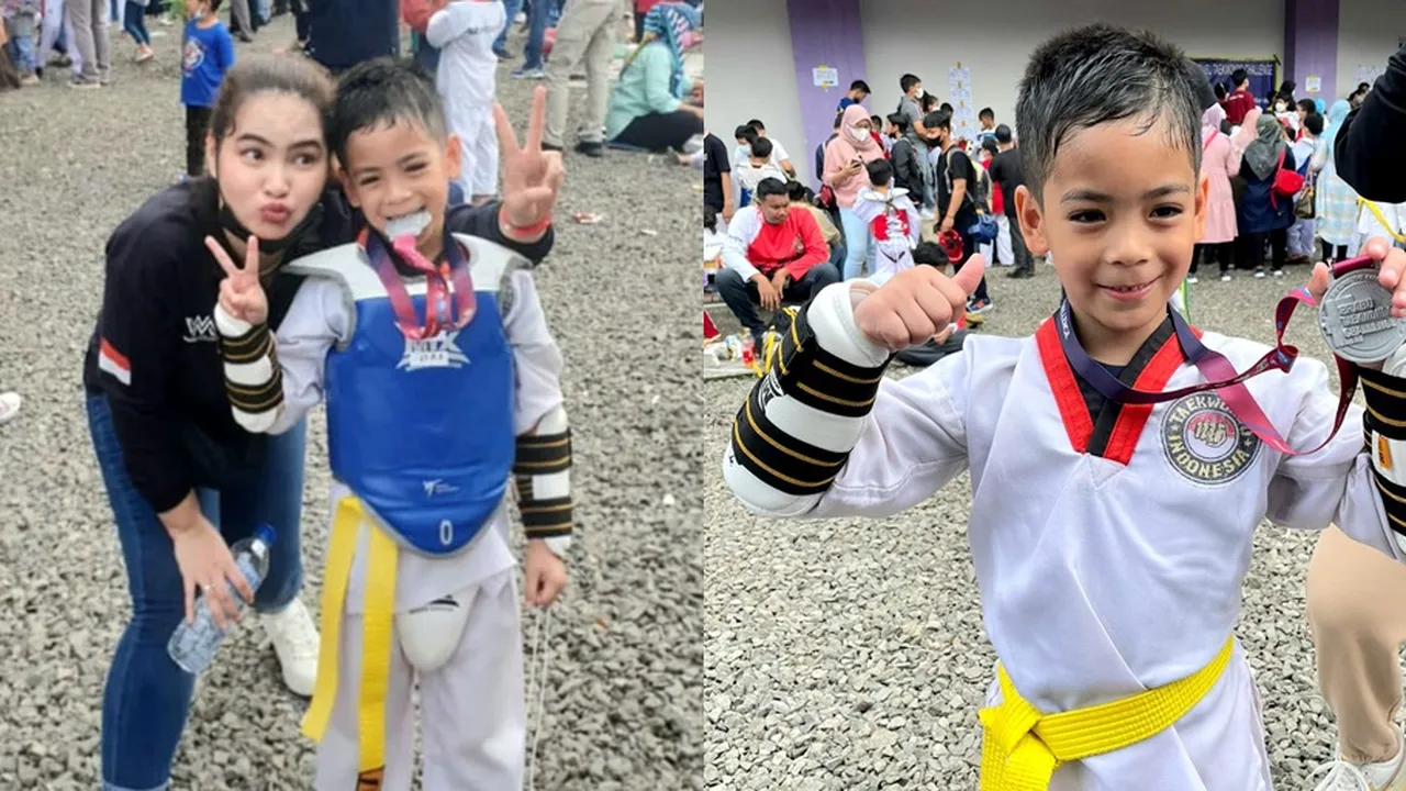 Raih Juara 2, Shyalimar Malik Berharap Putranya Jadi Atlet Taekwondo Raih Juara 2, Shyalimar Malik Berharap Putranya Jadi Atlet Taekwondo