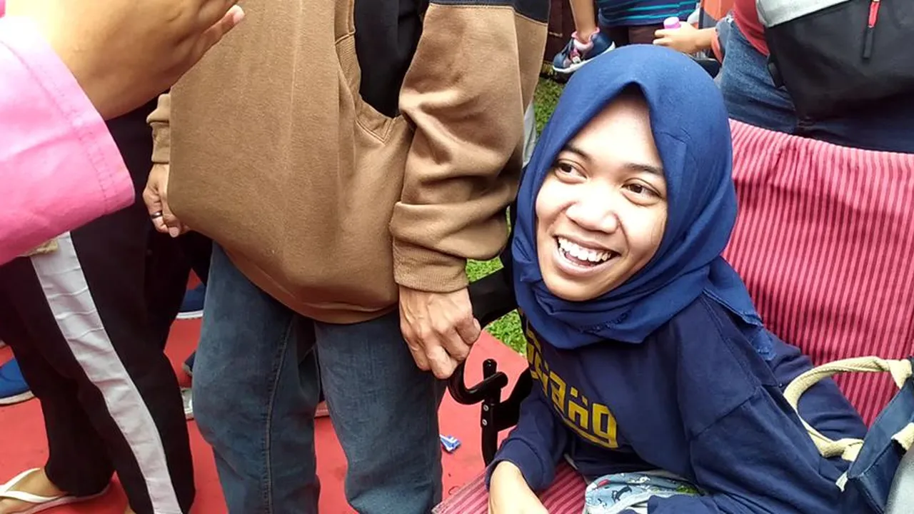 Rara Lingga, Difable Penggemar Didi Kempot Ikut Ambyar