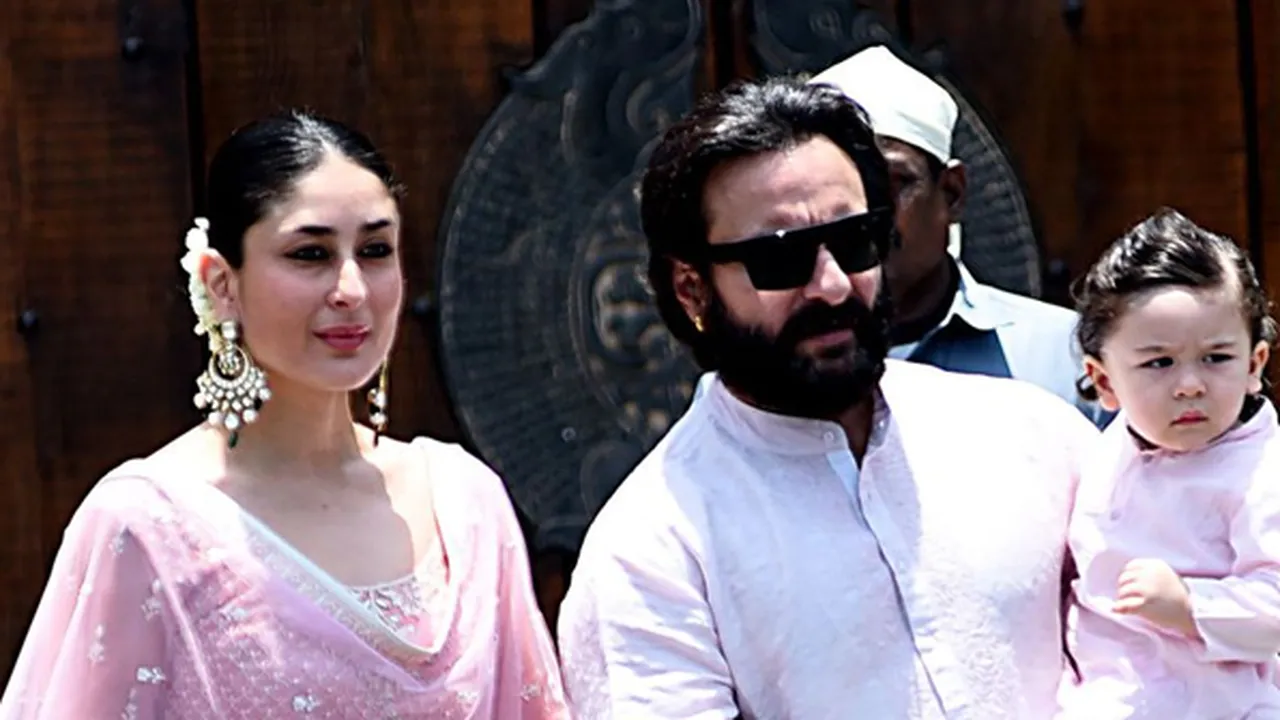 Rayakan Diwali, Taimur Ganteng Pakai Baju Kembar Dengan Saif Ali Khan
