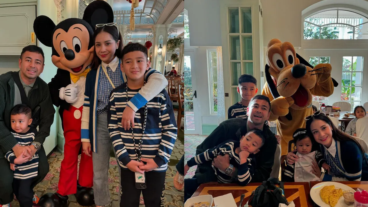 Rayyanza Ulang Tahun di Disneyland, Momen Baju Kembar yang Bikin Netizen Gemas Rayyanza Ulang Tahun di Disneyland, Momen Baju Kembar yang Bikin Netizen Gemas