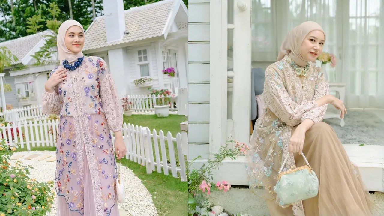 Referensi Model Gamis Brokat Nyaman dan Elegan untuk Sambut Ramadan dan Hari Raya 2025