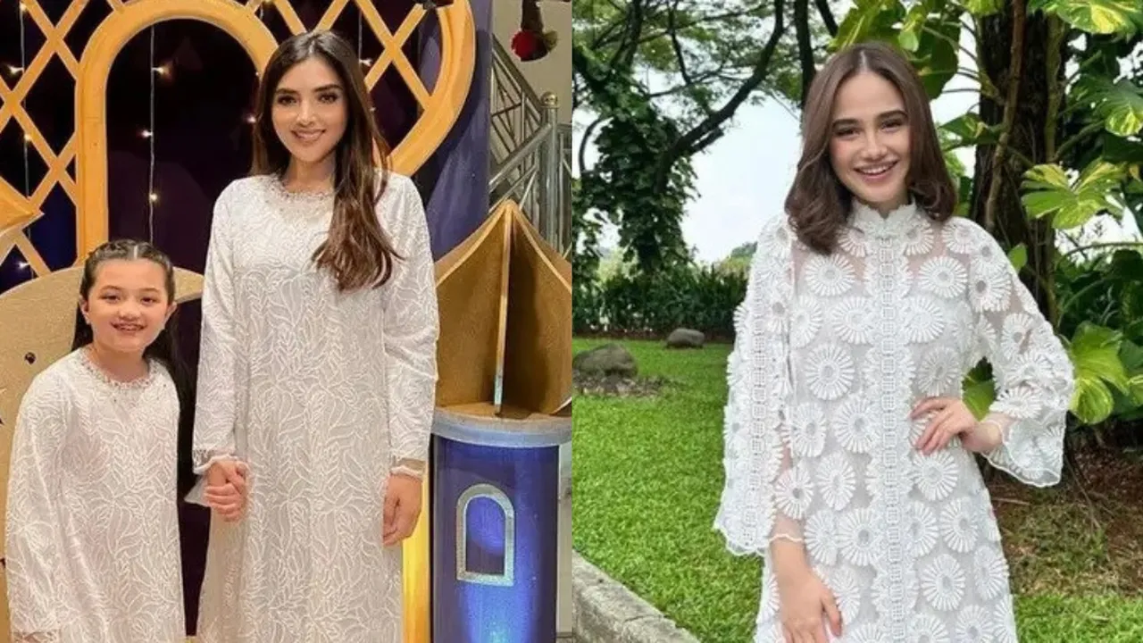 Rekomendasi Baju Lebaran Brokat dari Artis yang Elegan dan Memukau