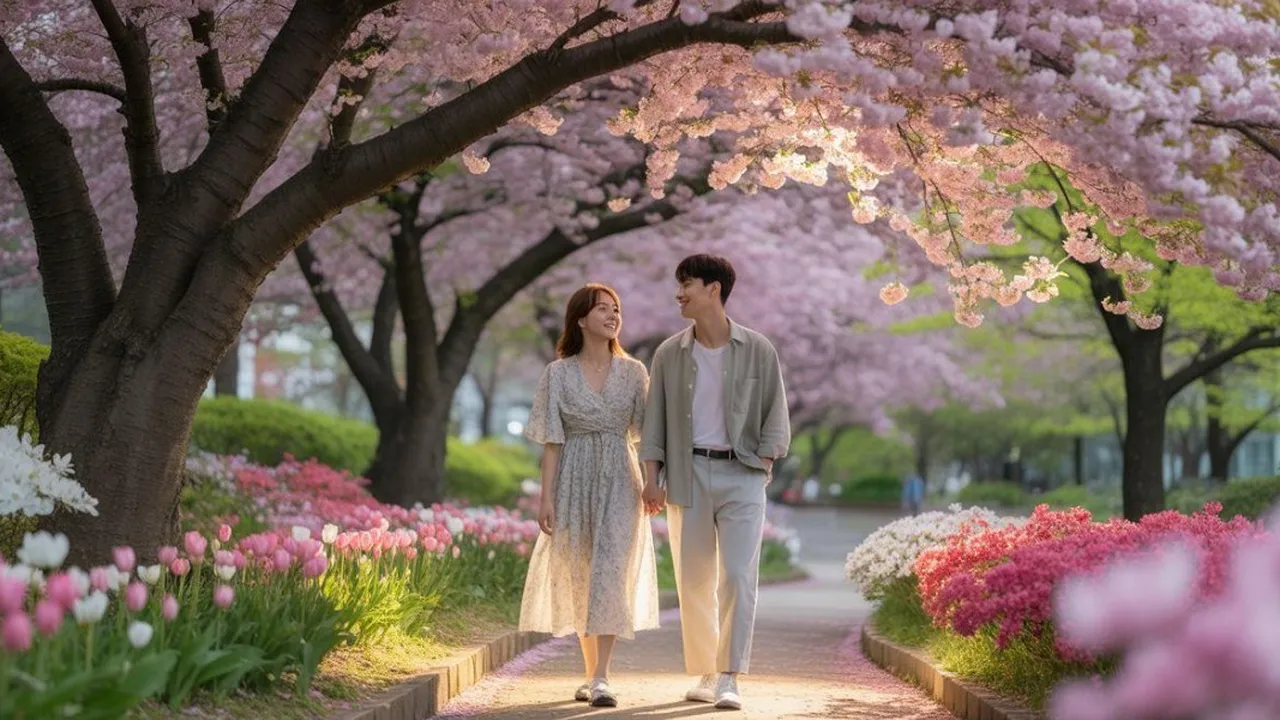 Rekomendasi Drama Korea dengan Latar Musim Semi yang Penuh Warna dan Bunga-Bunga Cantik