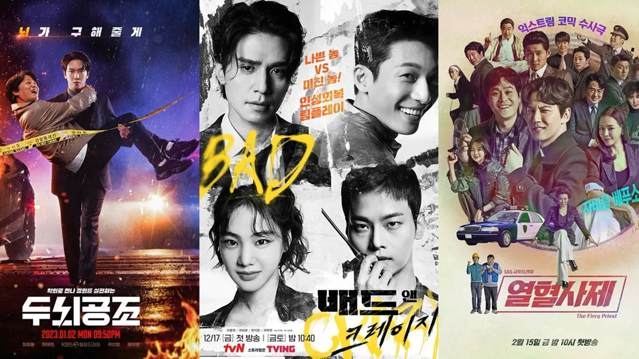 10 Rekomendasi Drama Korea Komedi Aksi yang Lucu dan Menegangkan, Bikin Perasaan Roller Coaster