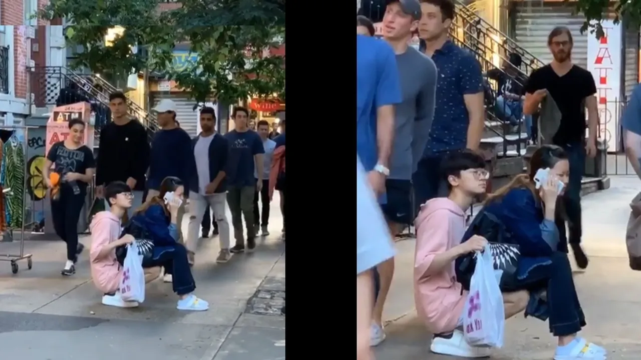 Rela Jadi Kursi Demi Sang Kekasih, Pasangan Ini Mendadak Viral