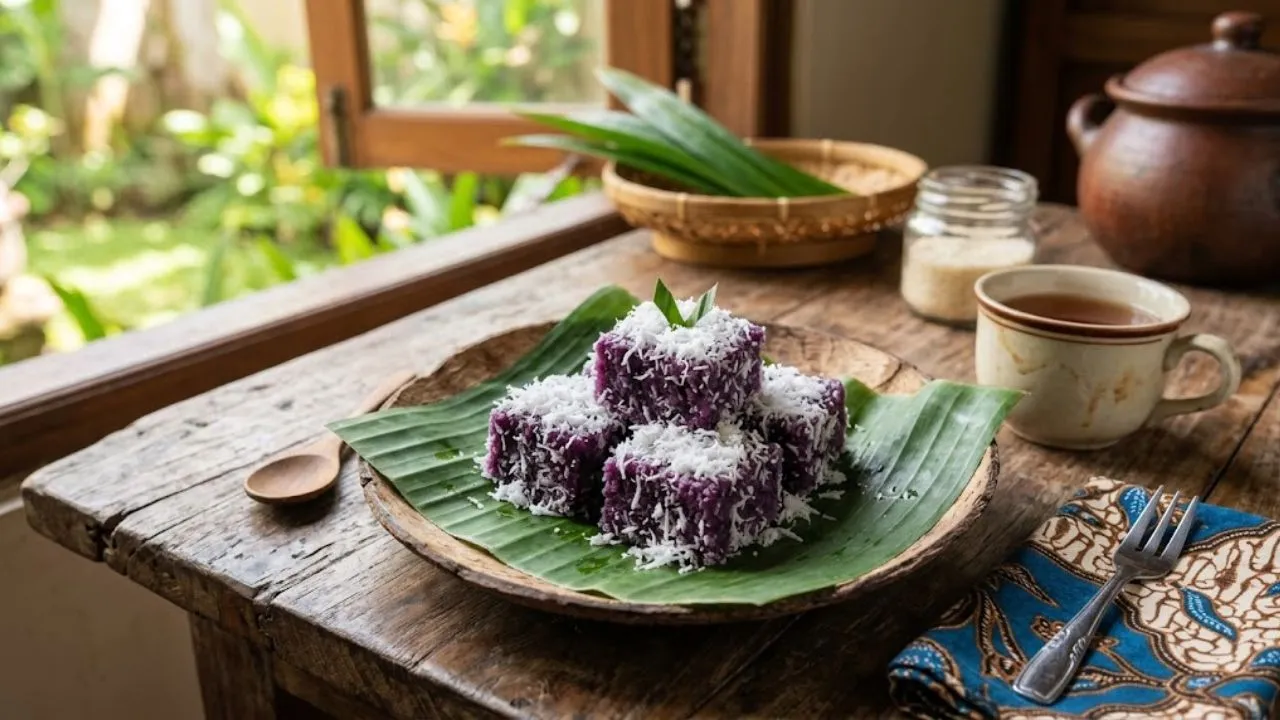 Resep Kue Ubi Ungu Kelapa Parut Kukus yang Praktis, Cocok untuk Teman Minum Teh