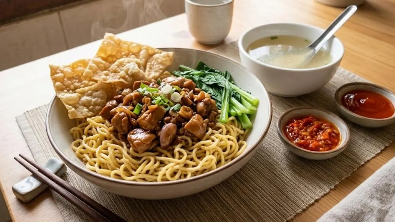 Resep Mie Ayam ala Abang-Abang, Gurih Harum dengan Topping Ayam yang Meresap