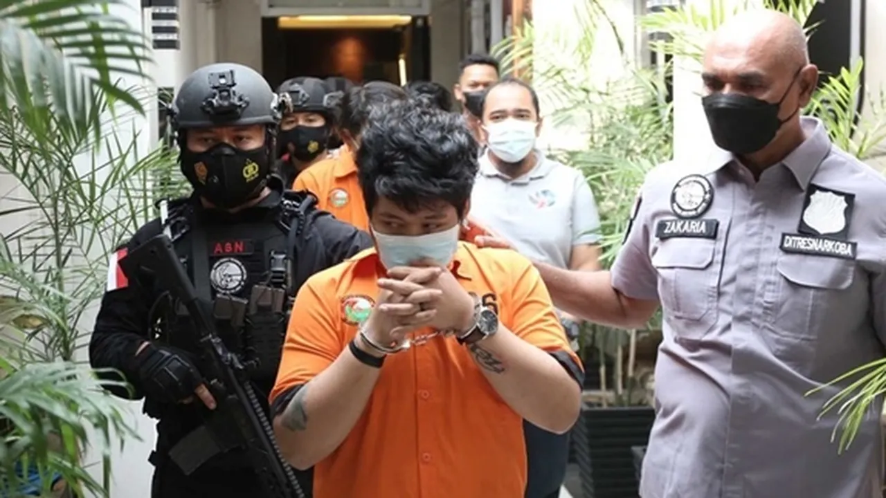 Resmi Ditangkap, Rafie Zimah Anak Rita Sugiarto Menyesal Gunakan Narkoba