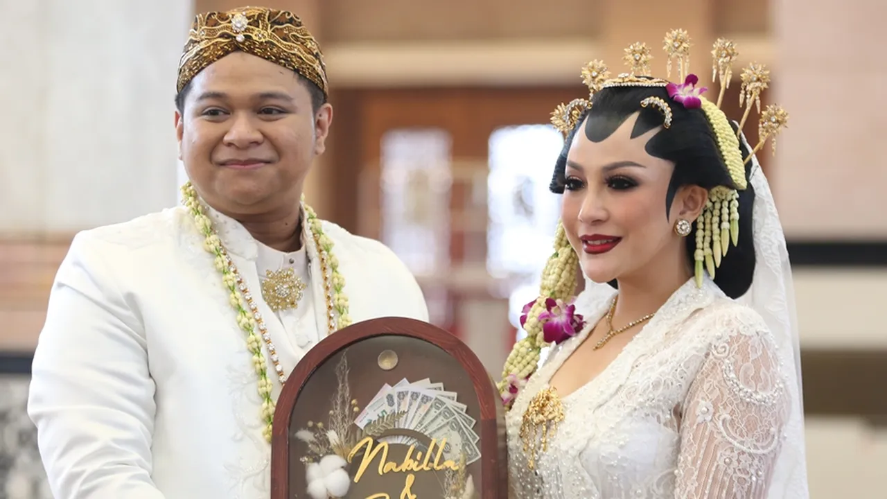 Resmi Menjadi Pasangan Suami Istri, Begini Uniknya Mas Kawin Pernikahan Nabila Gomes