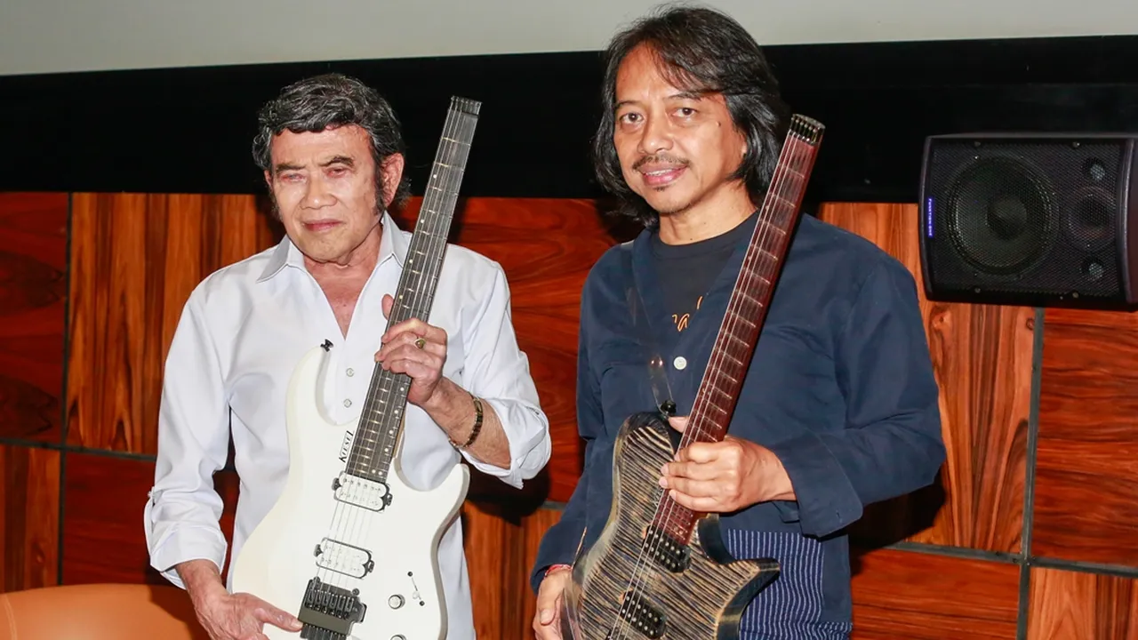 Rhoma Irama Merasa Terhormat Diajak Dewa Budjana Kolaborasi, Saling Beri Sanjungan