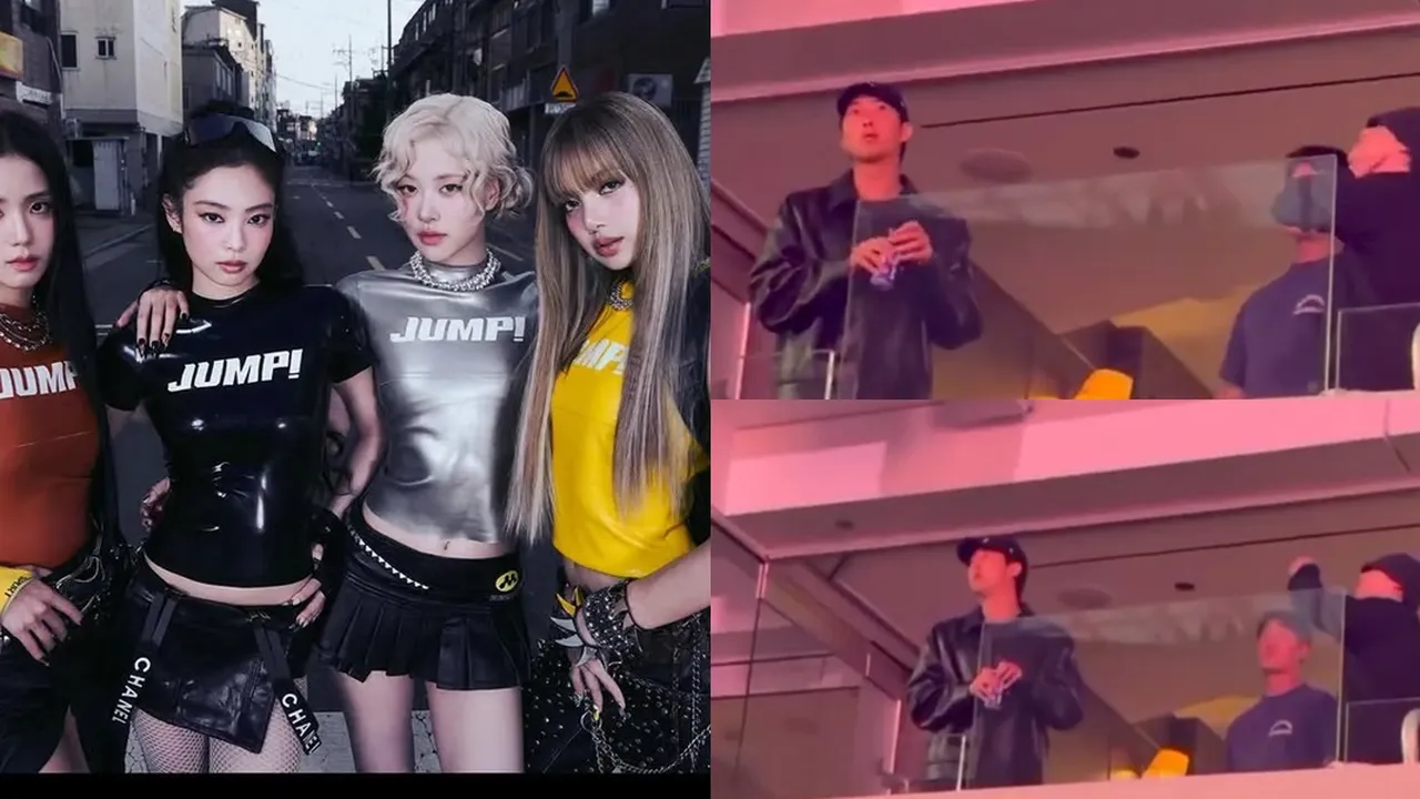 RM dan Suga BTS Tampak Santai Nonton Konser BLACKPINK 'DEADLINE' di LA
