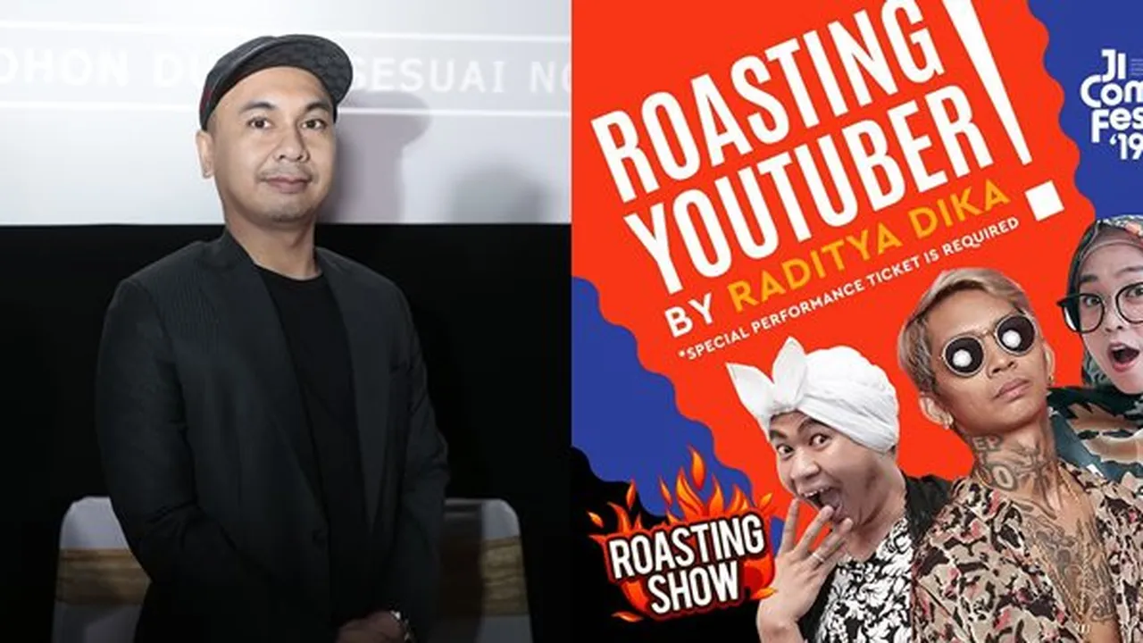 Roasting Show JICOMFEST 2019, Apa Jadinya Kalau Raditya Dika Lawan Para Youtuber?