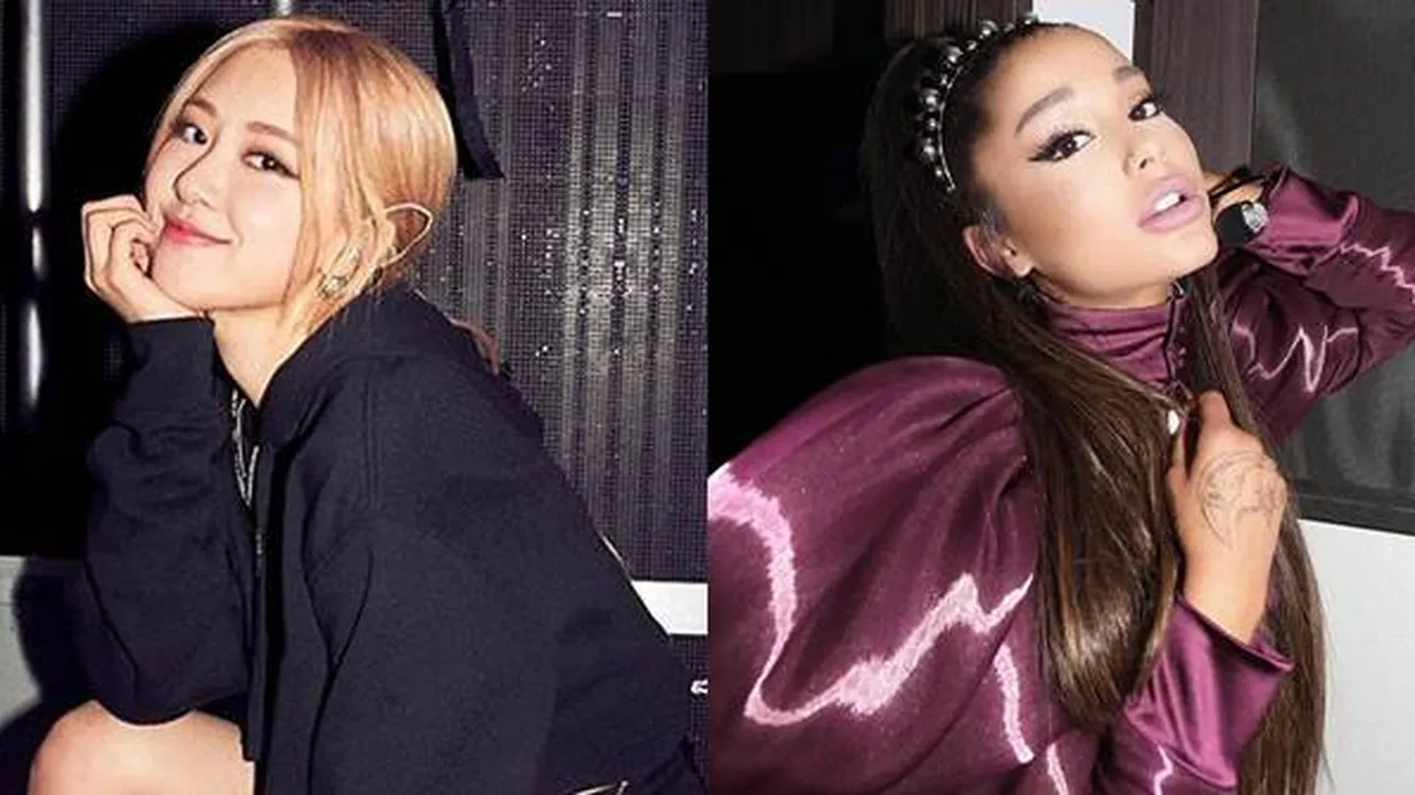 Rose BLACKPINK Dapat Hadiah Spesial Dari Ariana Grande, Isinya Apa?