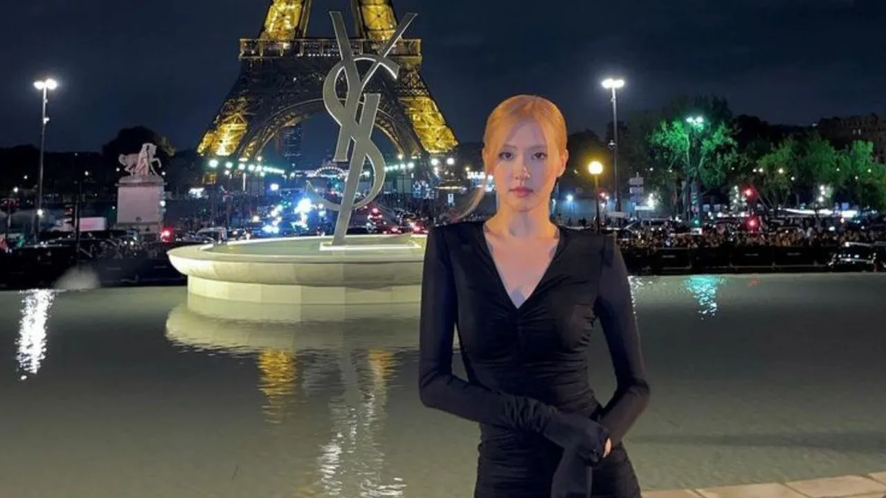 Hadiri Acara YSL Paris Fashion Week, Rose BLACKPINK Jadi Cewek Mamba