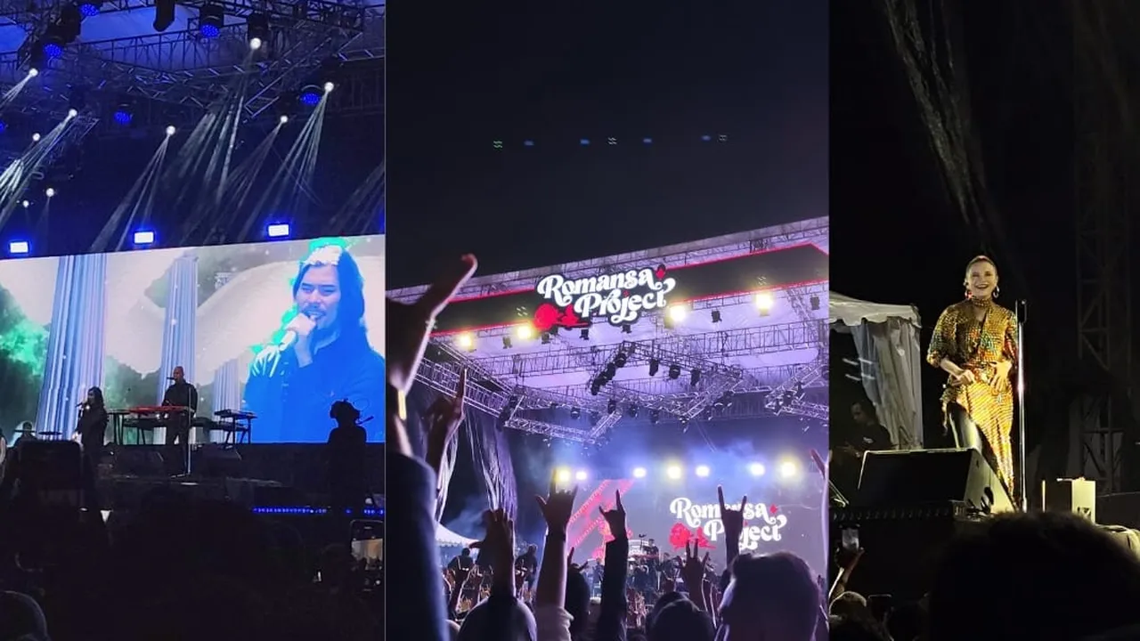 Rossa dan DEWA 19 Ajak Penonton Malang Nostalgia ke Era 90-an di Konser Romansa Project 2024, Ada Pesta Kembang Api