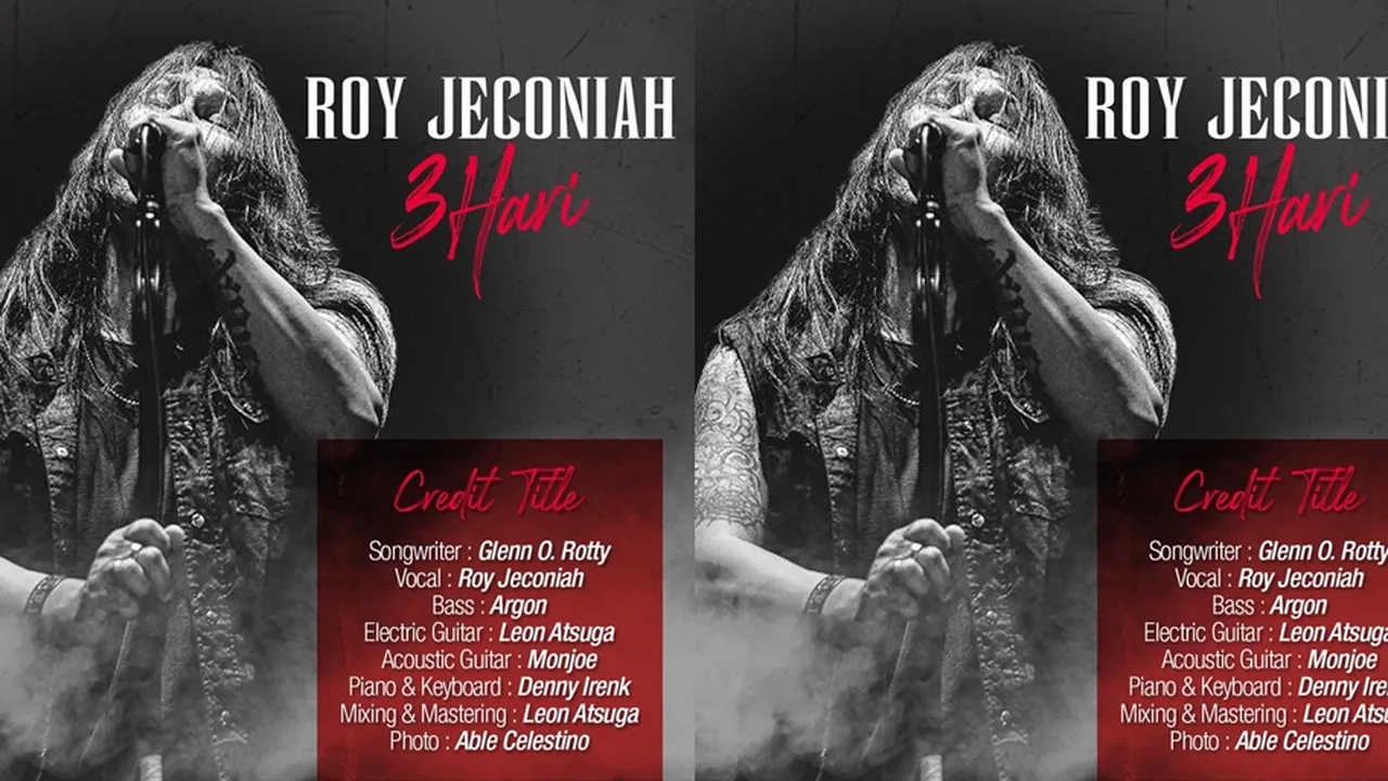 Roy Jeconiah Rilis Single "3 Hari", Siapkan Konser via Facebook