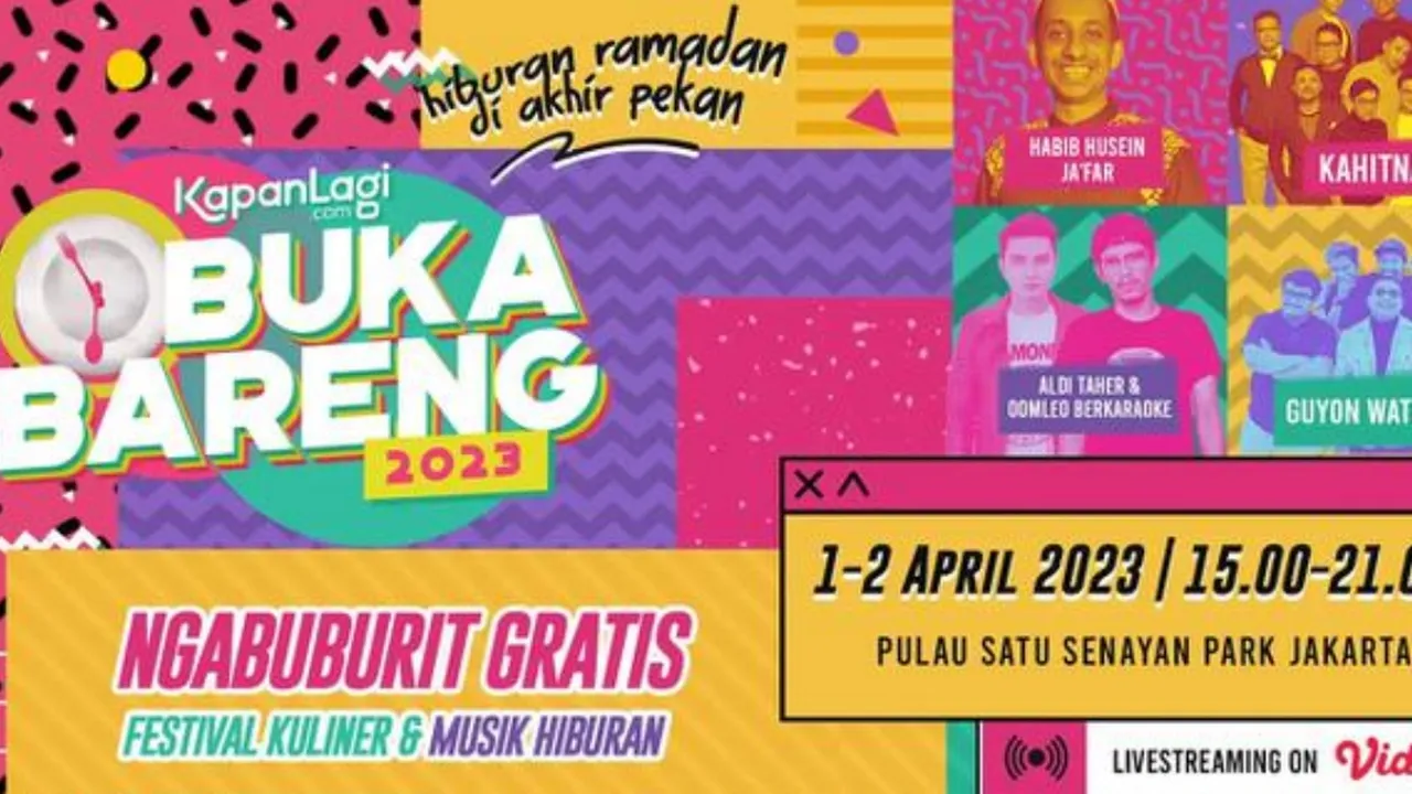 Runwdown Program KapanLagi Buka Bareng 2023, Kalian Bisa Nonton Kahitna Hingga Guyon Waton Secara Gratis!