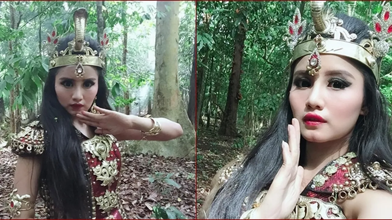 Ryan Tanjoenk Jadi Dewi Medusa di Serial 'Misteri Gunung Merapi'