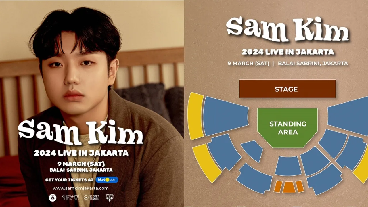 Sam Kim Gelar Konser Solo Pertama di Jakarta, Intip Daftar Harga Tiketnya