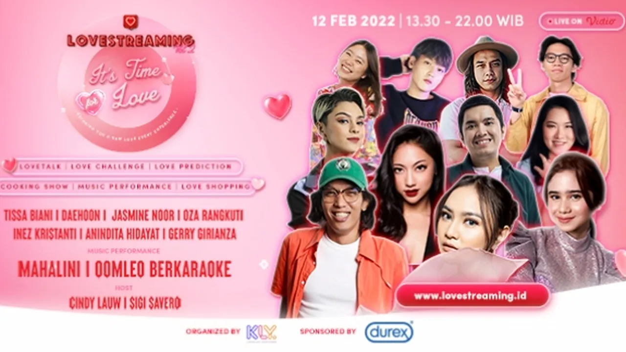 Sambut Hari Penuh Cinta, Simak Line Up Lengkap Event Lovestreaming Vol 2 di Sini