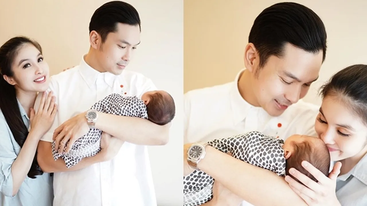 Sandra Dewi Akhirnya Pamer Wajah Mikhael Moeis, Ganteng Banget!