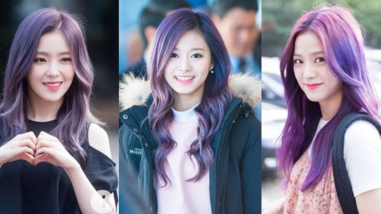 Sang Visual Dari 3 Girl Group Ini Pernah Tampil Dengan Rambut Ungu, Super Kece!