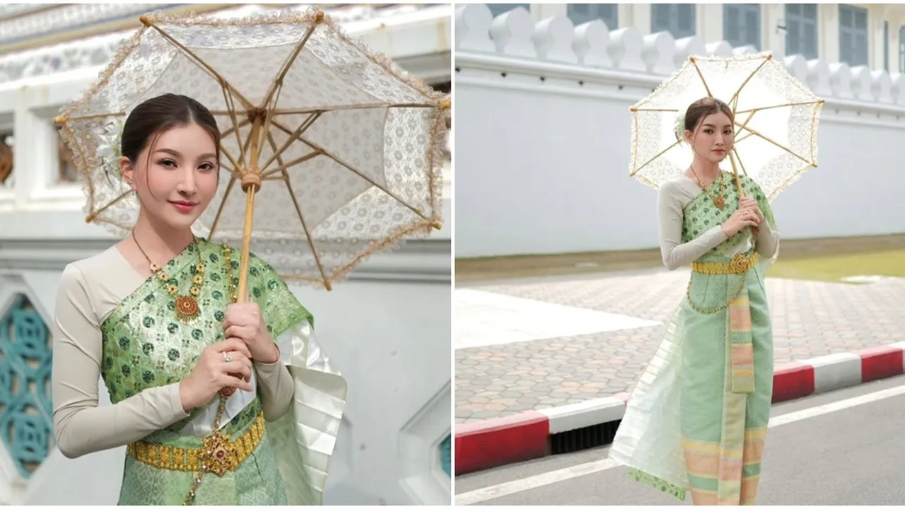 Sarwendah Pakai Baju Adat Thailand, Dipuji Semakin Cantik