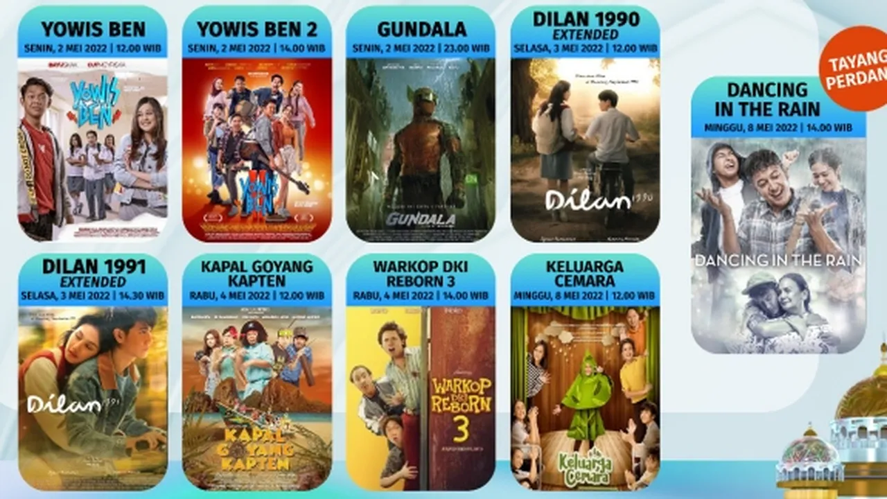 SCTV Sajikan Program Lebaran Penuh Cinta, Film 'DANCING IN THE RAIN' Tayang Perdana di Layar Kaca