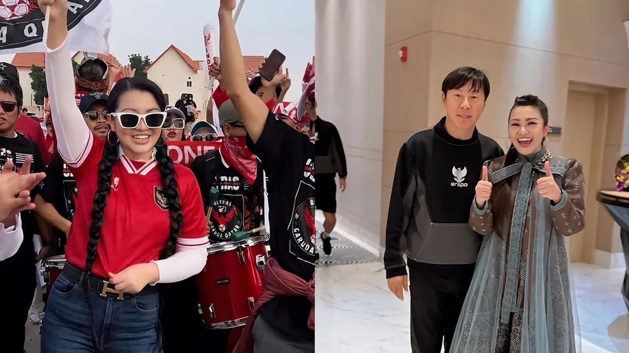 Sederet Potret Fitri Carlina Foto Bareng Pemain Timnas Indonesia, Bikin Iri