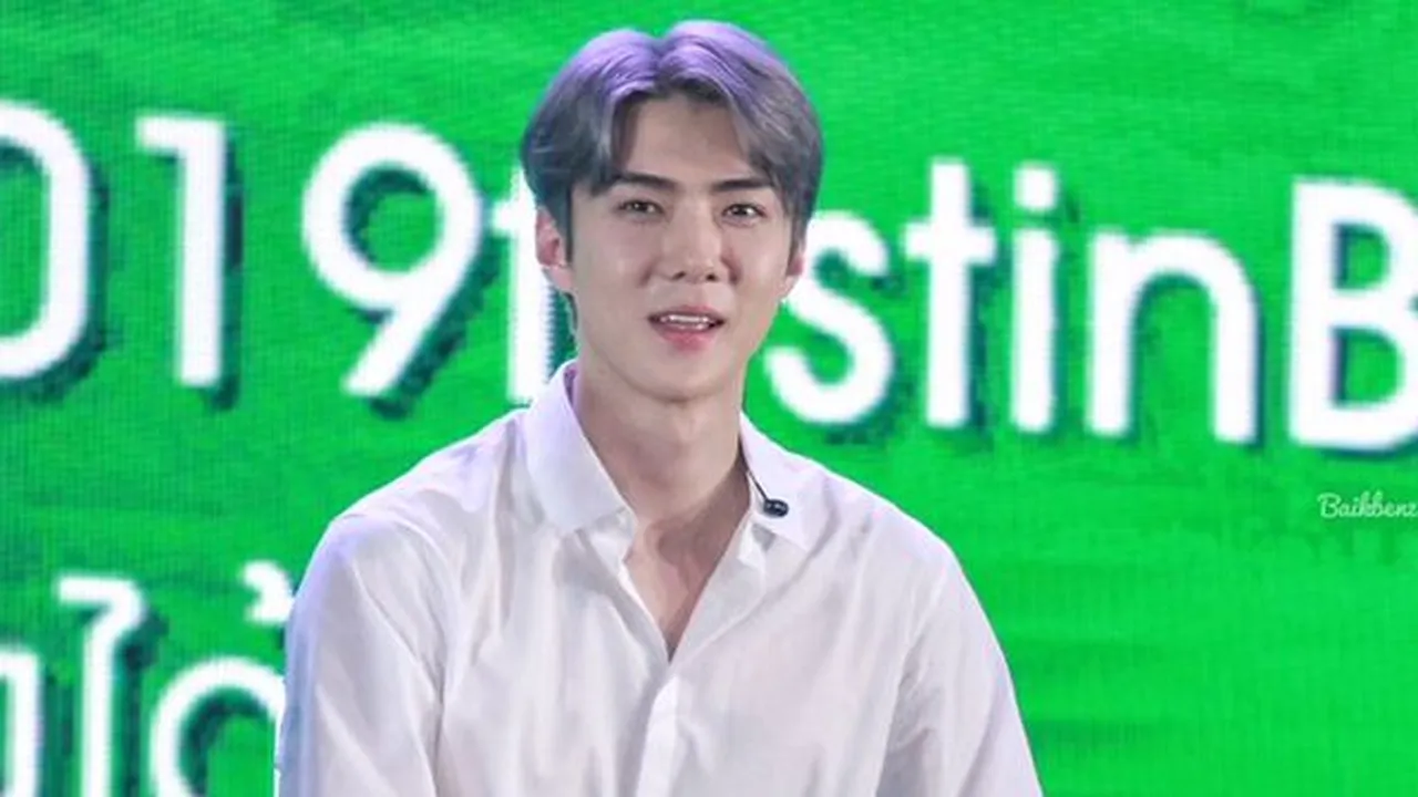 Sehun EXO Syuting dengan Bocah, Banyak yang Halu Ingin Jadi Ibu dari Anaknya