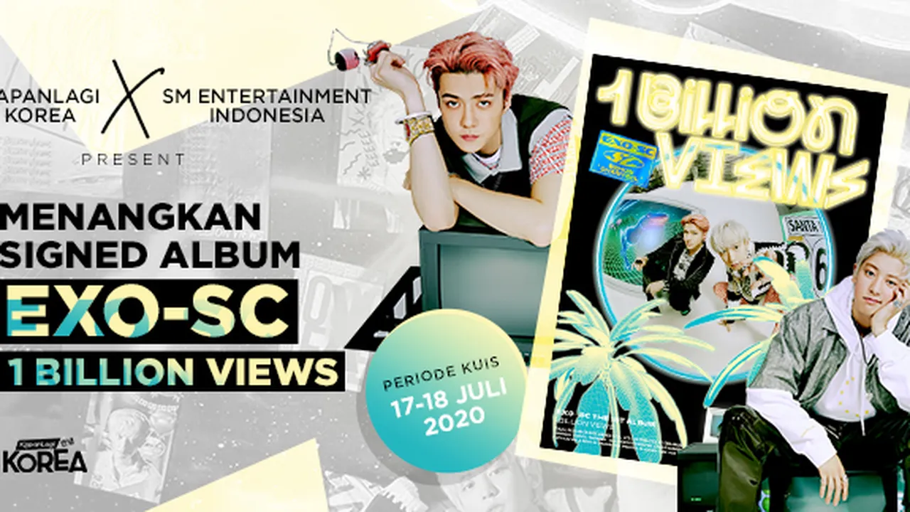 Selamat! Ini Dia Pemenang Signed Album EXO-SC '1 Billion Views'
