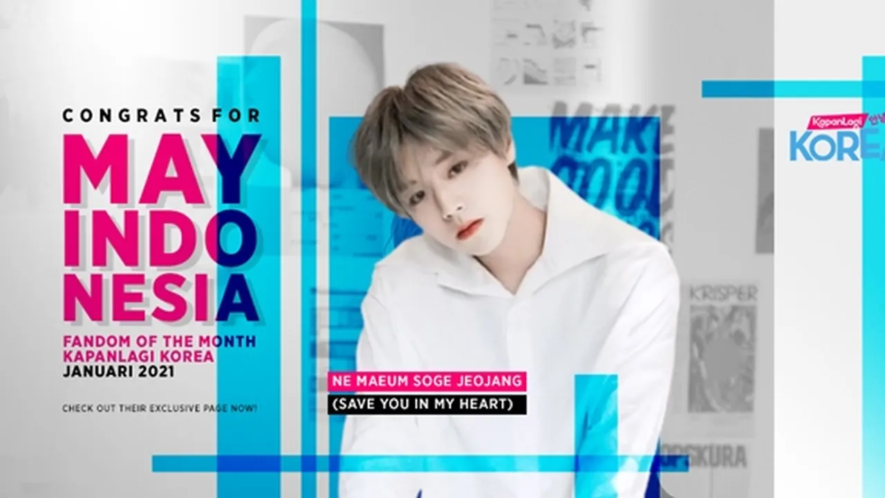 Selamat MAY Fans Park Jihoon Jadi Fandom of The Month Januari 2021!