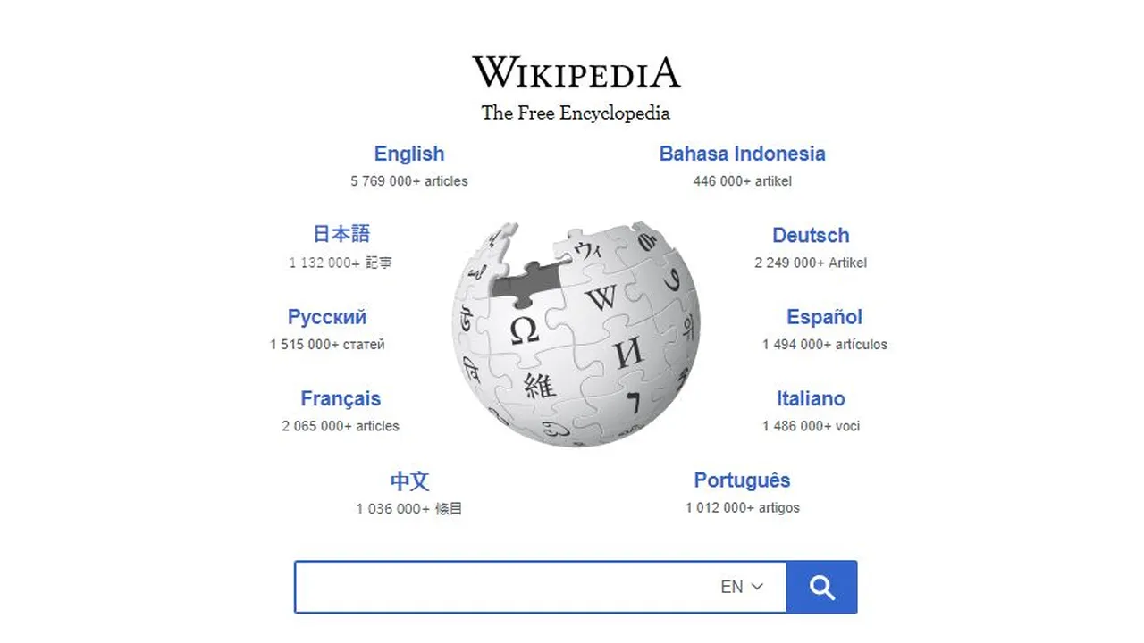 Selamat Ulang Tahun Ke-18 Wikipedia, Jutaan Informasi Dalam Lebih Dari 300 Bahasa!