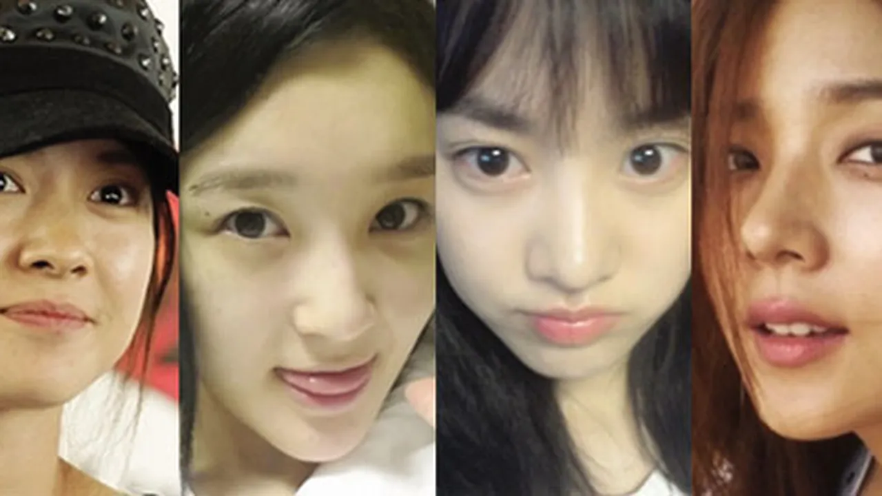 Selebriti Korea, Sebelum dan Sesudah Make Up