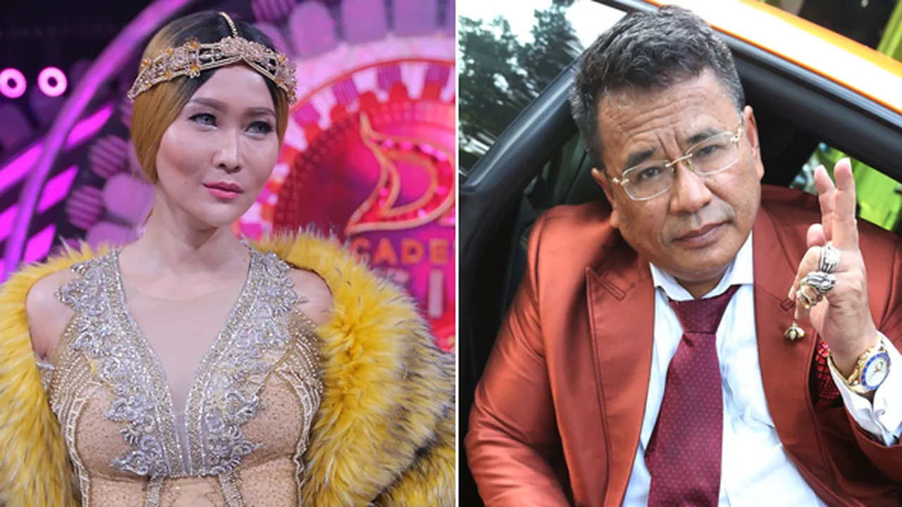 Selfie Bareng Inul Daratista, Wajah Hotman Paris Berubah Jadi 'Cantik'