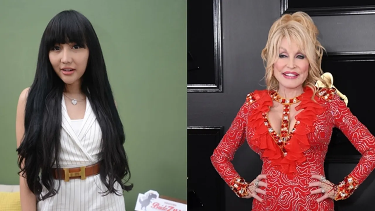 Selfie Bareng Sunan Kalijaga, Potret Lucinta Luna Justru Disebut Mirip dengan Dolly Parton