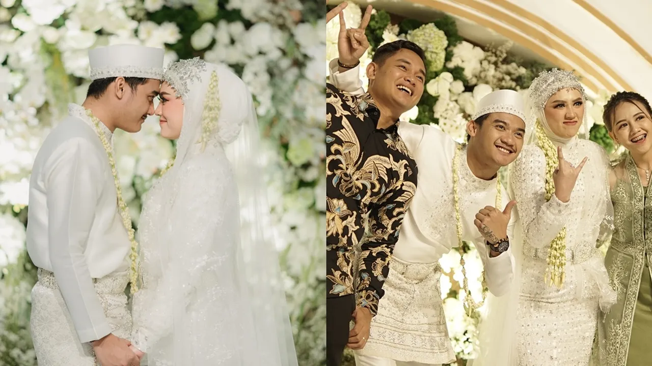 Sempat Disembunyikan, Happy Asmara & Gilga Sahid Kompak Bagikan Foto Pernikahan