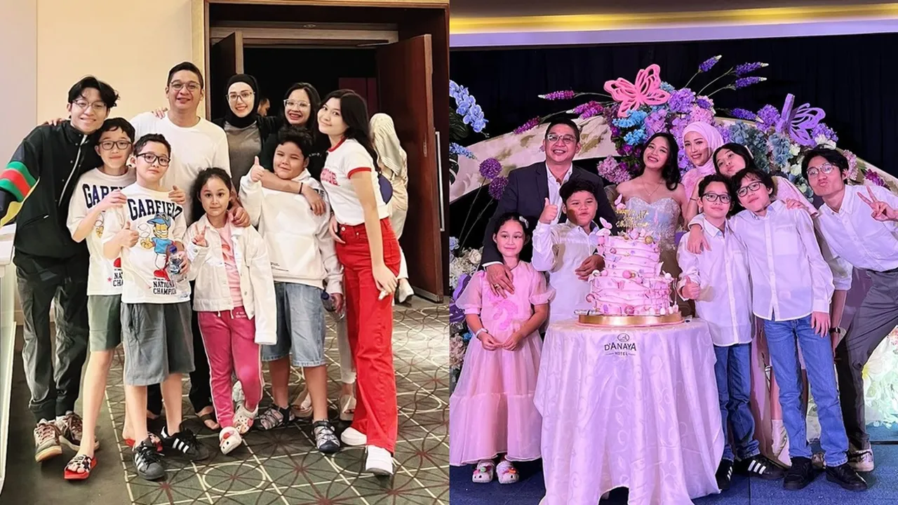 Seru Banget, 7 Potret Pasha Ungu Kumpul Bareng Ketujuh Anaknya
