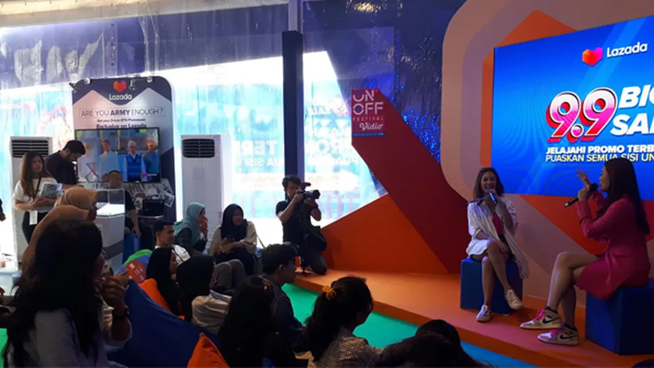 Serunya Booth Lazada di Acara 'ON OFF FESTIVAL 2019', Ngapain Aja?