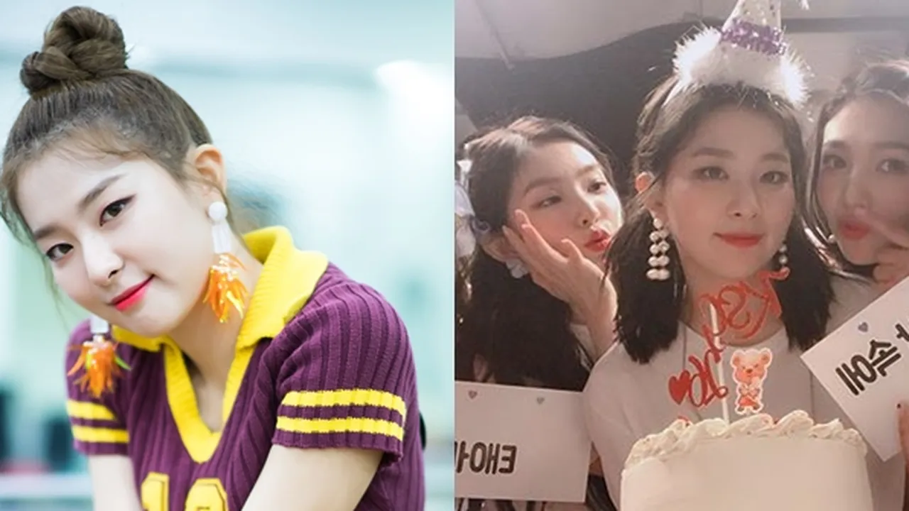 Seulgi Dapat Kejutan Ultah Dari Member Red Velvet Saat Konser di Amerika